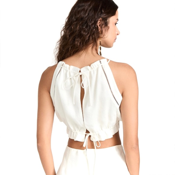 Cult Gaia Off-White Orly Top Size M - Picture 3 of 11